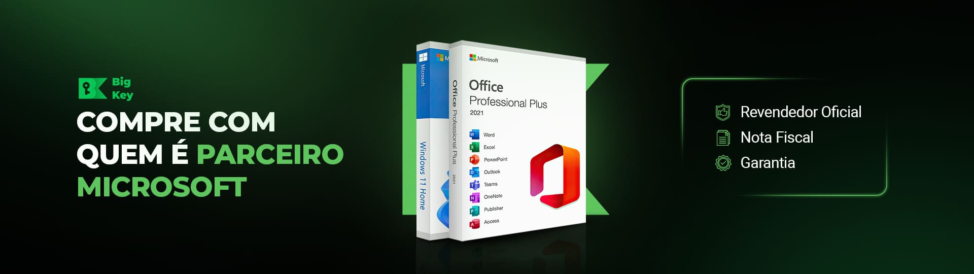 BigKey, Licen&ccedil;as Microsoft