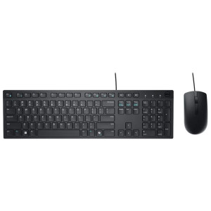 TECLADO E MOUSE DELL PRETO KM300C