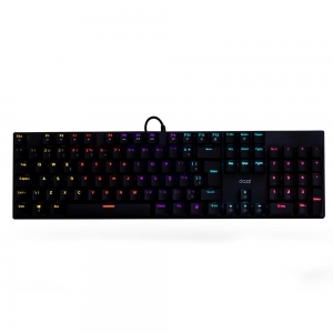 TECLADO MECANICO USB GAMER ORION ESSENTIAL BLUE RGB DAZZ PRETO - Imagem 3