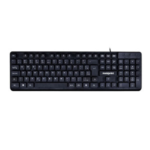 TECLADO USB COM TECLAS FLUTUANTES TE2001 PRETO 60000155