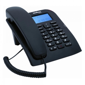 TELEFONE TC 60 COM IDENTIFICADOR DE CHAMADAS PRETO INTELBRAS