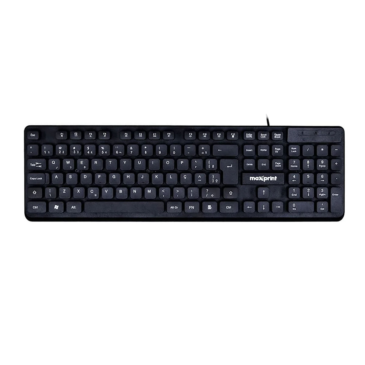 TECLADO USB COM TECLAS FLUTUANTES TE2001 PRETO 60000155 - Imagem 2
